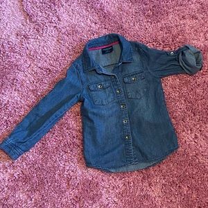 Adorable Osh Kosh denim shirt Sz5